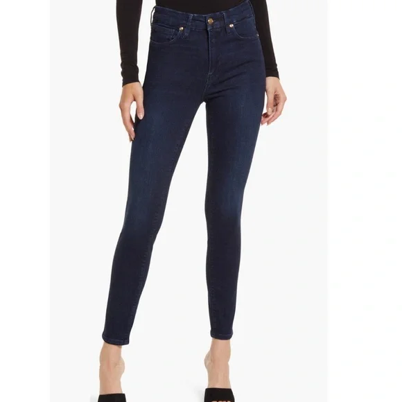 Good American Good Legs Blue Skinny Jeans - Picture 6 of 7